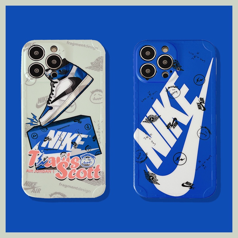 Ốp Điện Thoại Hình Giày Sneaker Travis Scott Chống Sốc Cho iPhone 14 13 11 12 Pro Max 14Plus 13Pro 11ProMax iPhone11