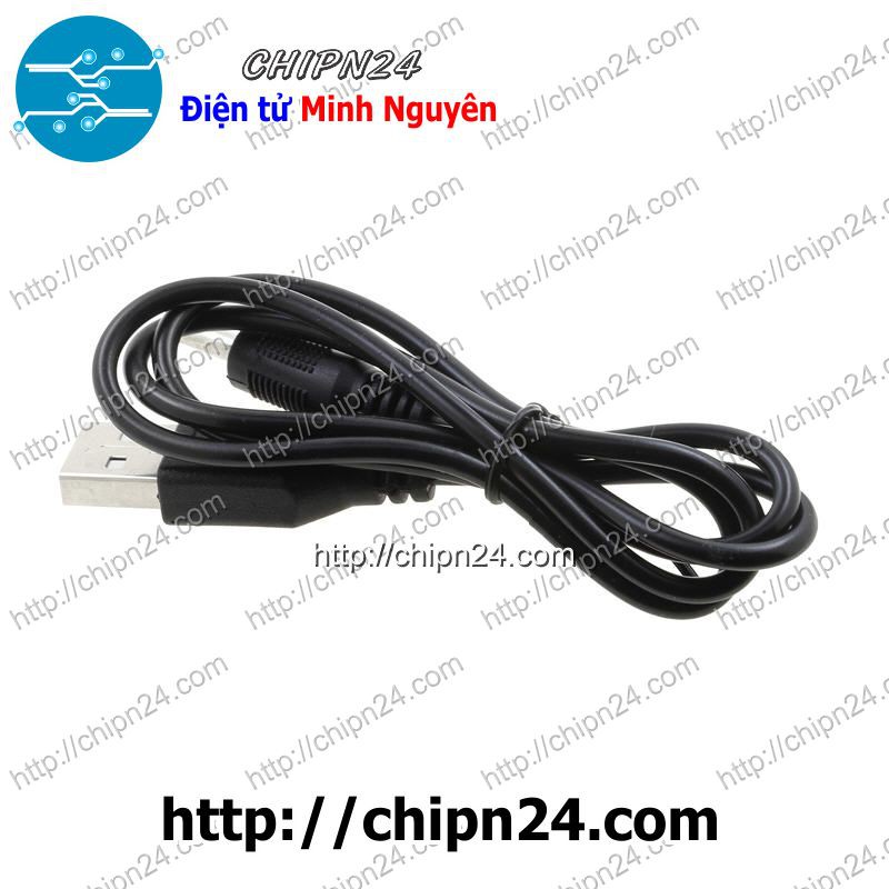 [1 SỢI] (D117) Dây chuyển USB ra Jack DC 3.5x1.3MM Dài 70cm