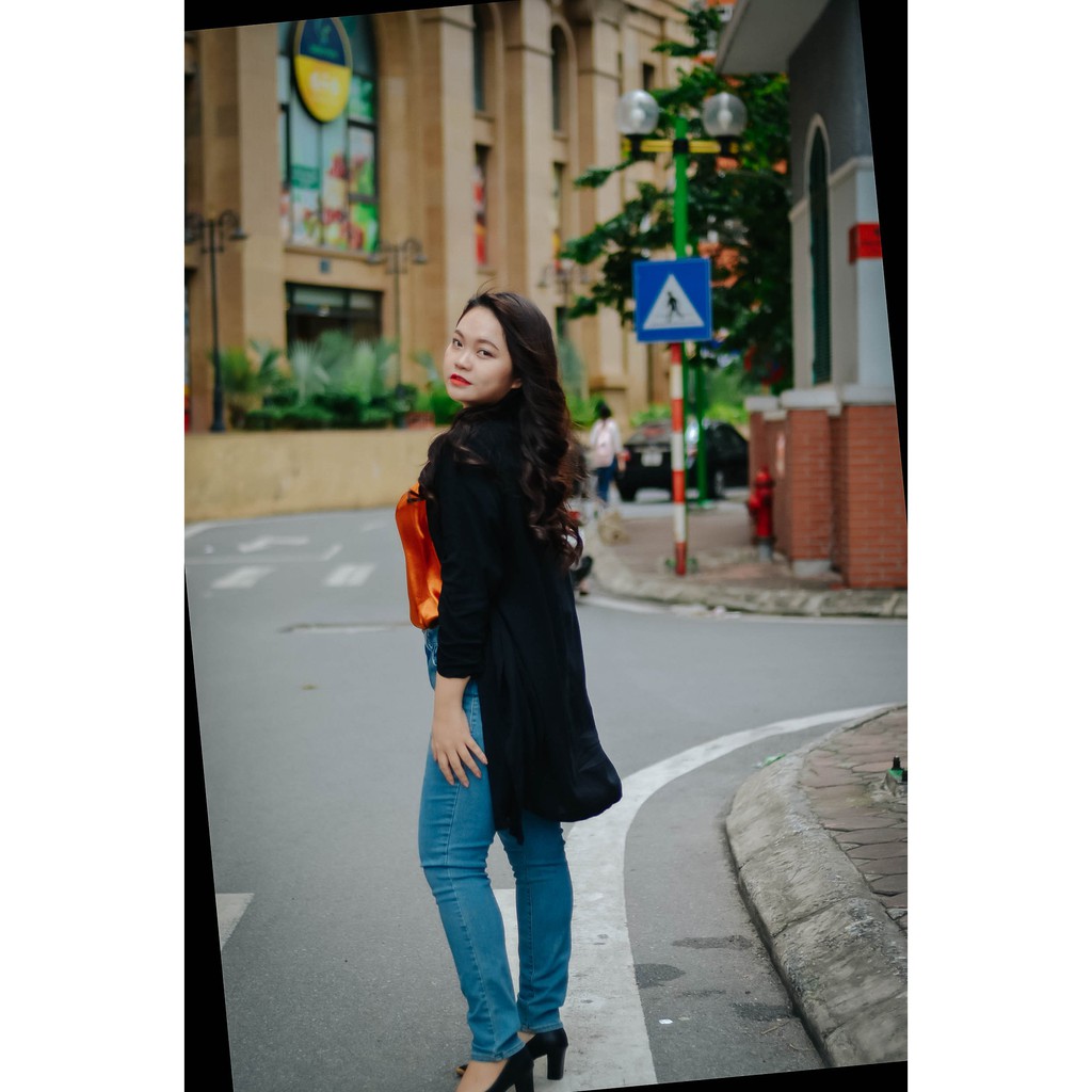 ÁO CARDIGAN DÁNG DÀI ĐEN BIGSIZE 65-85KG | BigBuy360 - bigbuy360.vn