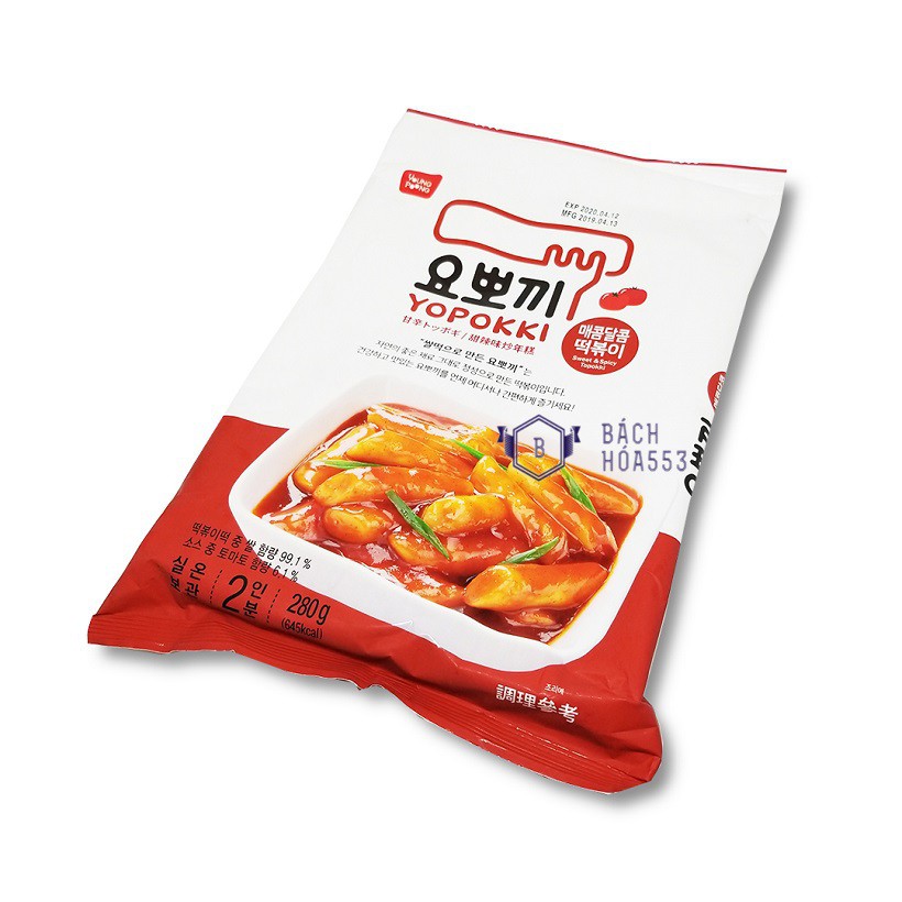 Bánh Gạo Toppoki Yopokki Young Poong Korea 280g