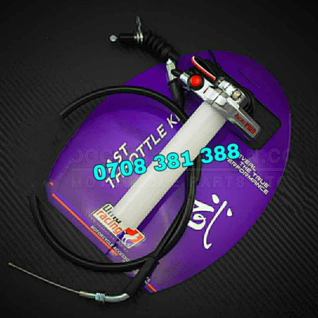 Cùm tăng  UMA gắn xe máy - cùm ga tăng tốc - đồ chơi xe máy