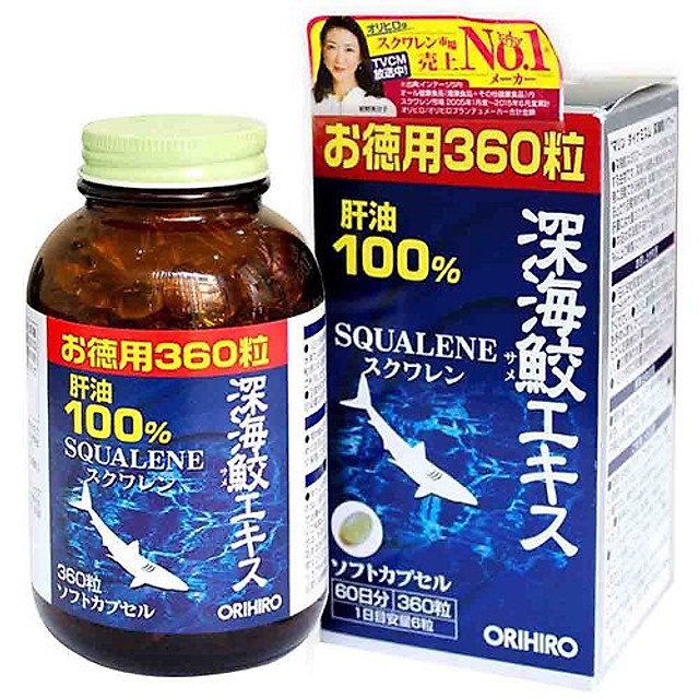 Viên uống sụn vi cá mập Orihiro Nhật Bản hỗ trợ xương khớp, bảo vệ mắt, ngăn ngừa lão hóa, 360 viên/lọ - HÀNG CHÍNH HÃNG