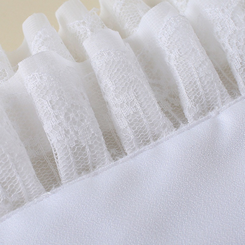 Han Literary Găng Tay Áo Len Trang Trí Cổ Tay Áo Len Hai Lớp Phối Ren Có Thể Tháo Rời Ấm Áp Ngọt Ngào Dành Cho Nữ