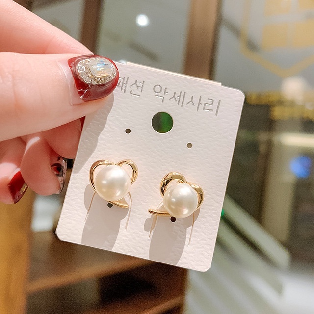 Bông tai đính đá hạt ngọc sang trọng bạc S925 nhiều mẫu dễ thương độc lạ gia công tỉ mỉ Lémi accessories