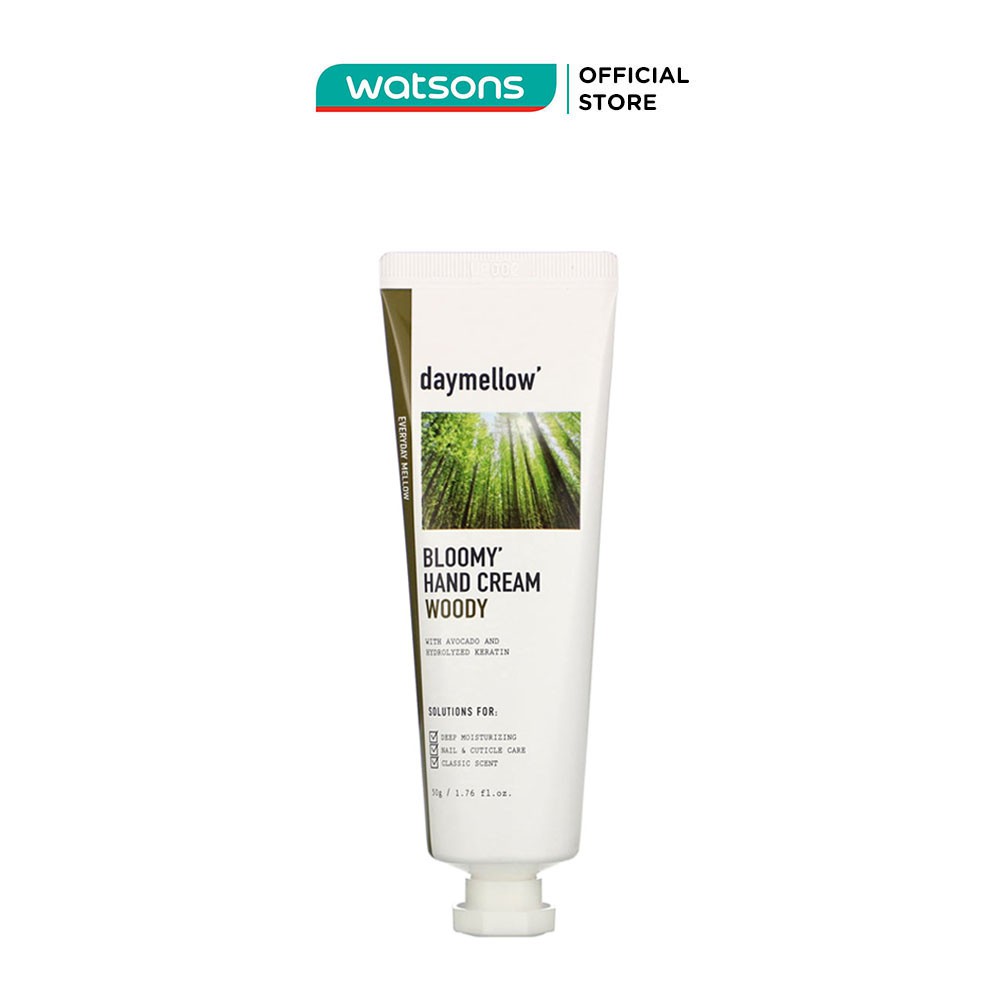 Kem Dưỡng Da Tay Daymellow Bloomy Woody Chiết Xuất Từ Thân Gỗ 50g