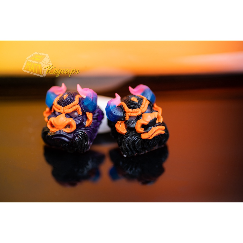 Bull Keycaps Xuyên Led - Nút bàn phím cơ Bò - trang trí bàn phím cơ