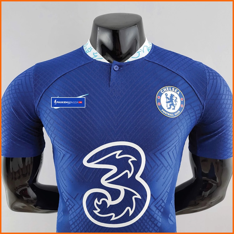 Áo Chelsea xanh sân nhà 2022-2023 bản PLAYER Issue BODY fit cao cấp Thái Lan