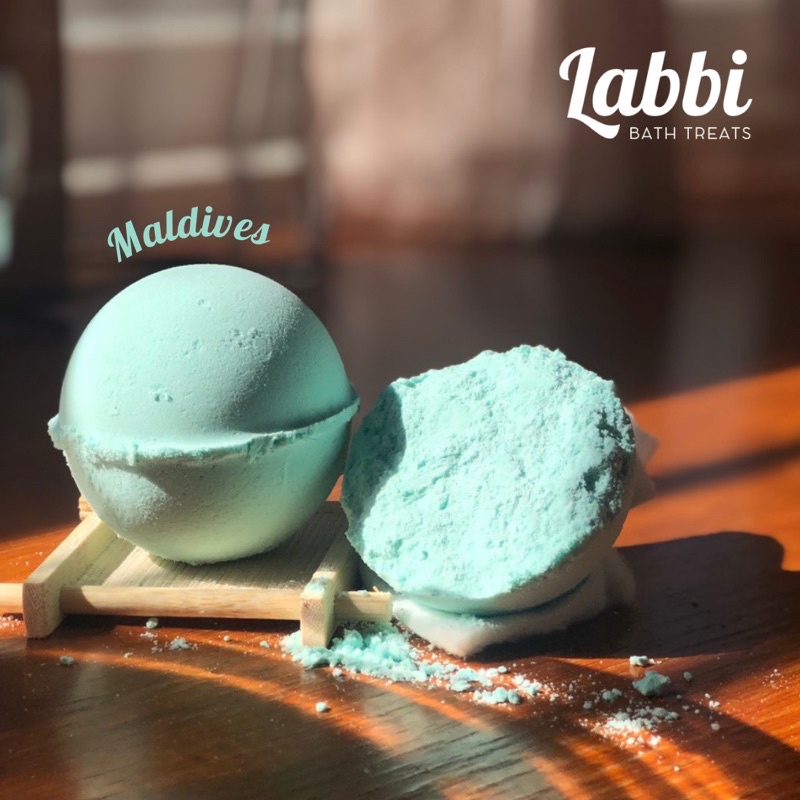 MALDIVES  Bath bomb / Viên sủi bồn tắm / Bom tắm / Viên thả bồn tắm / Bathbomb