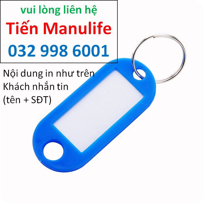 [GIÁ SỐC] móc khóa thẻ tên name tag ghi thông tin [ĐƯỢC XEM HÀNG TRƯỚC KHI THANH TOÁN] | BigBuy360 - bigbuy360.vn