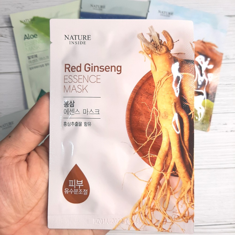 Mặt nạ thiên nhiên NATURE INSIDE ESSENCE MASK dưỡng ẩm da sáng mịn [ 6 vị ]