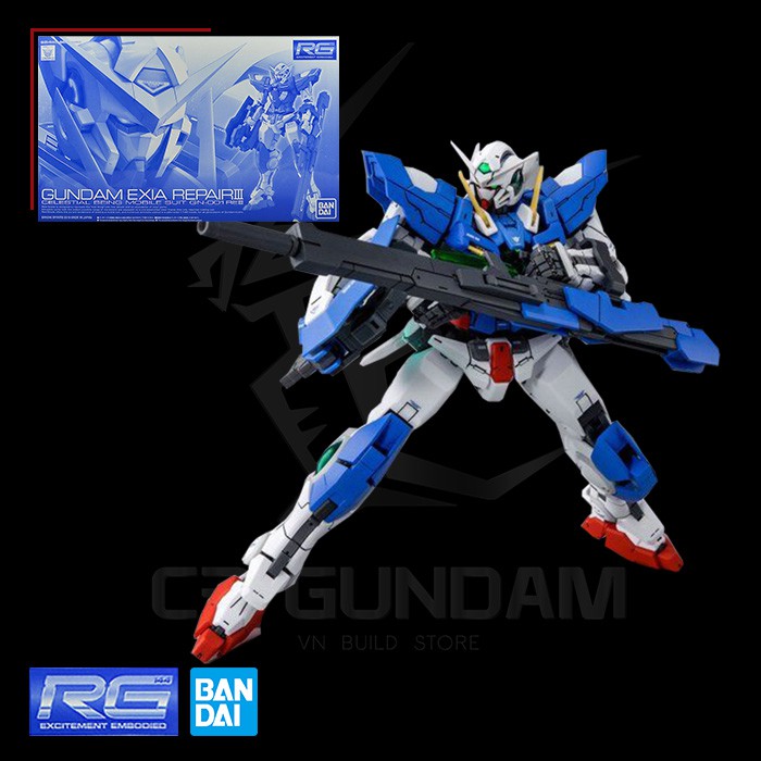 MÔ HÌNH GUNDAM BANDAI RG 1/144 GUNDAM EXIA REPAIR III