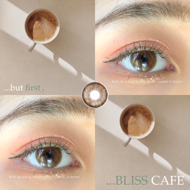 Kính áp tròng nâu cafe Siesta Bliss Cafe dành cho mắt nhạy cảm - Pc Hydrogel | Hạn sử dụng 6 tháng