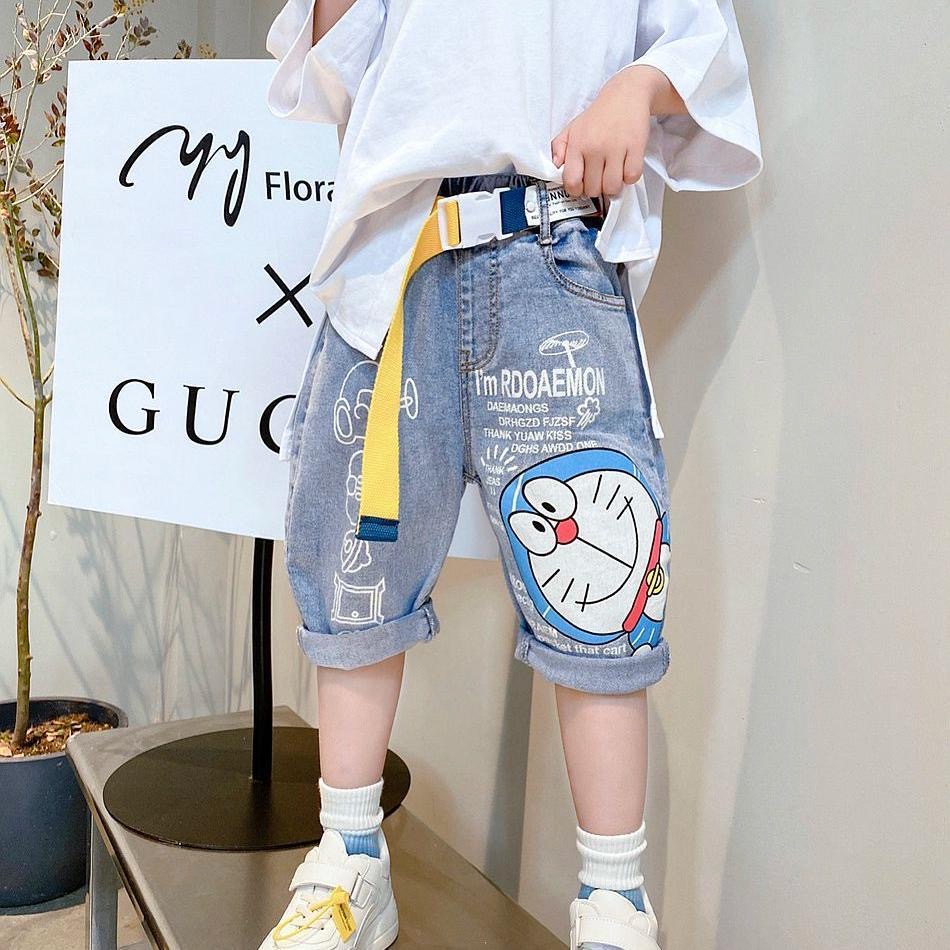 Quần bò lửng hoạ tiết Doraemon cho bé trai & bé gái  N01229