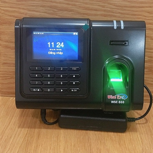Máy chấm công vân tay &amp; thẻ từ Wise Eye WSE-808