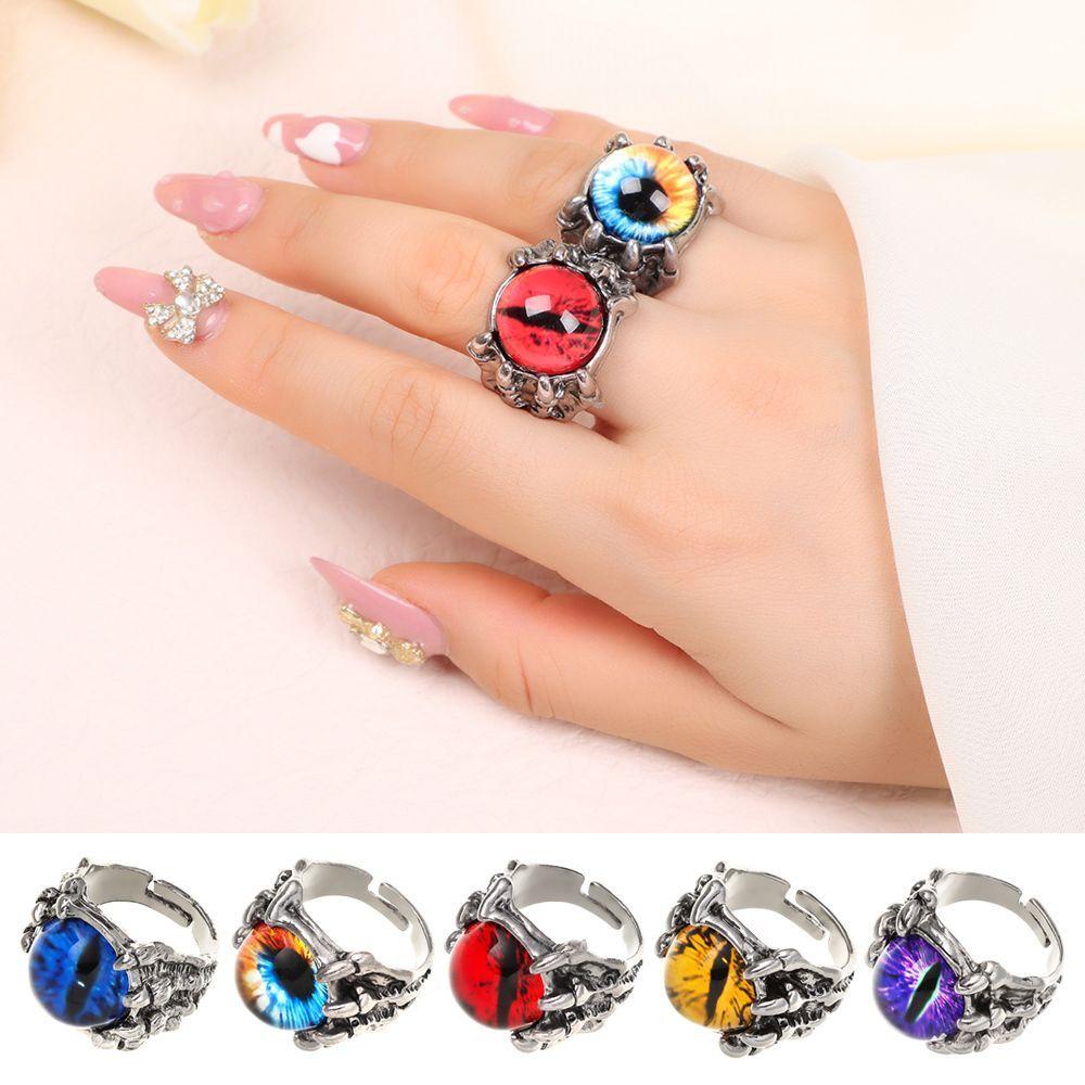 Nhẫn Hình Mắt Quỷ Phong Cách Gothic Thời Trang Cho Nữ
