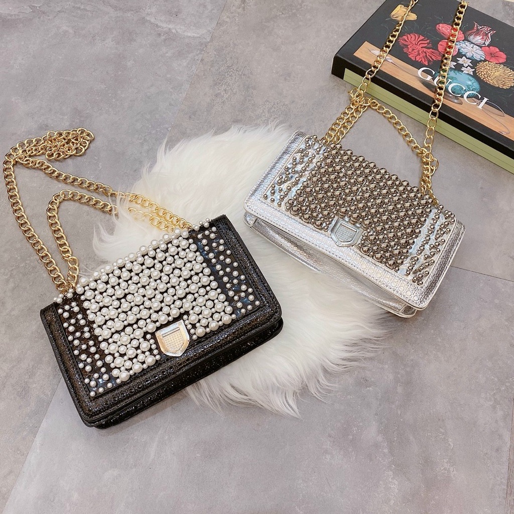 Túi Thời Trang Nữ Đính Ngọc Siêu Hot TN369