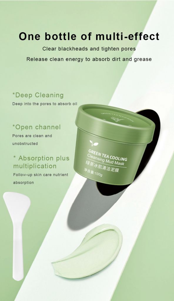 [Hàng mới về] Mặt Nạ Bùn Tinh Chất Trà Xanh Loại Bỏ Mụn Đầu Đen Làm Sạch Sâu Se Khít Lỗ Chân Lông Hiệu Quả Alex | BigBuy360 - bigbuy360.vn