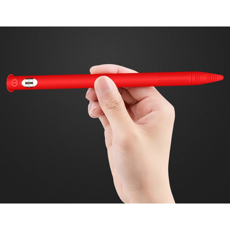 Vỏ Ốp silicon bọc bút dành cho Apple Pencil 1 Pencil 2 Heo Cute