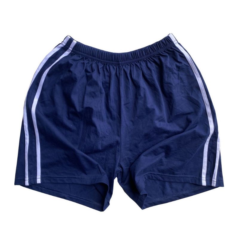 Quần Đùi Nam Thun Cotton Mặc Nhà - Quần Đùi Mặc Ngủ Nam Kẻ Sọc 2 Bên Basic Chất Cotton Mềm Mại, Thoáng Mát