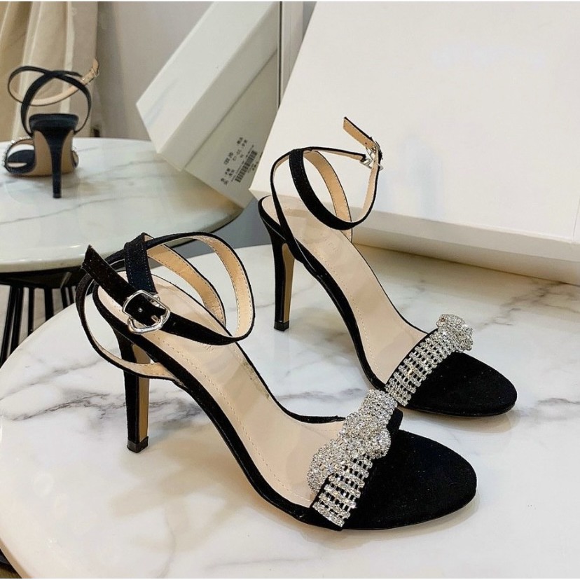 Giày sandal quai đính đá 9p.