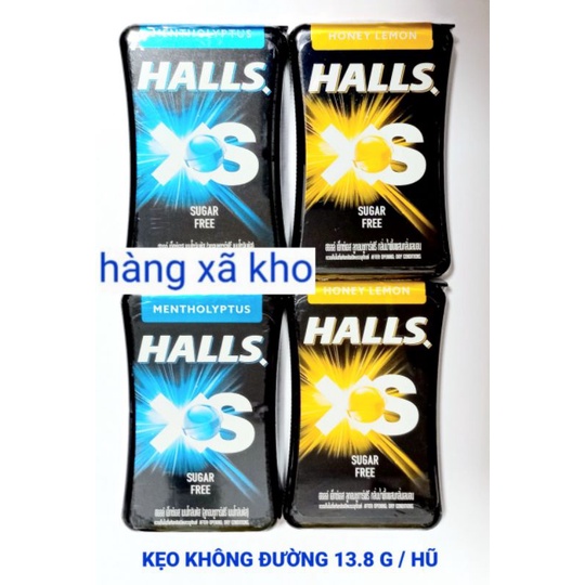 Kẹo ngậm không đường Halls xs 12.6 gr hũ .date 3 &5/2024