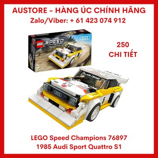 [LEGO CHÍNH HÃNG] 76897 - Siêu Xe Audi Sport Quattro S1 (LEGO Speed Champions 1985 Audi Sport Quattro S1 76897)