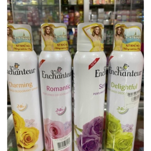 Xịt Ngăn Mùi Enchanteur Hương Nước Hoa 150ml