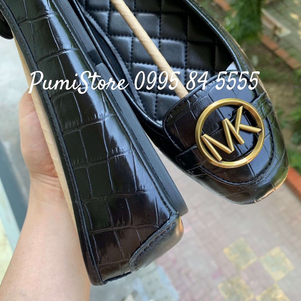 Giày Michael Kors Lillie Black Snake