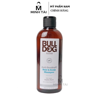 Dầu Gội Loại Bỏ Gàu Cho Nam BULLDOG Anti-Dandruff Shampoo - 300ml - Hàng Chính Hãng