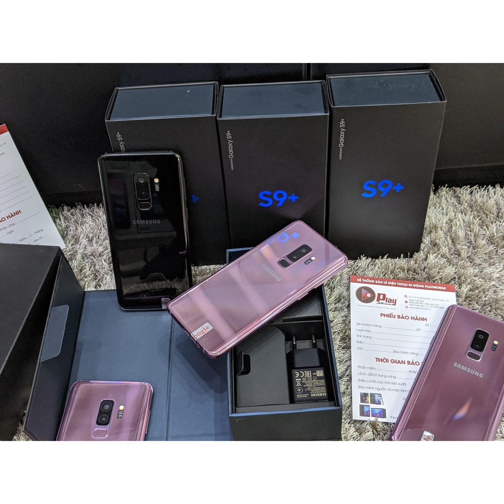 Điện Thoại Samsung Galaxy S9 Plus Bản 2 sim || 6/64gbkèm đủ phiện || mua hàng tại PlayMobile