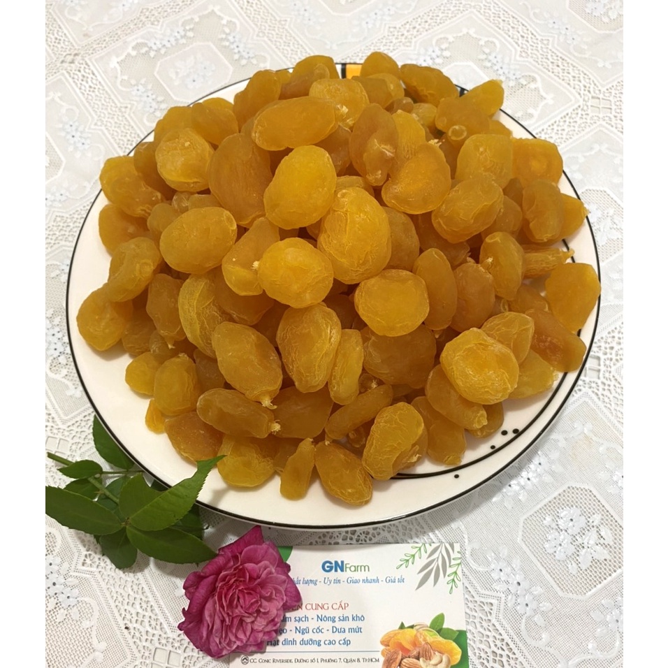 Ô Mai Đào Vàng Mứt Đào Giòn Đà Lạt Chua Ngọt Thơm Ngon - Túi 250g