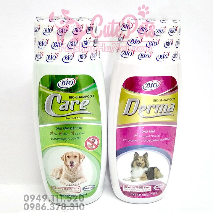 Sữa tắm Bio Care đặc trị ve rận, bọ chét cho thú cưng - 150ml - CutePets Phụ kiện chó mèo Pet shop Hà Nội