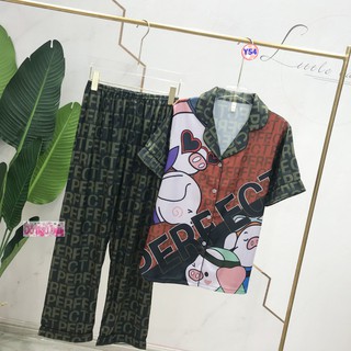 Pijama Lụa Siêu cấp Y54 (vải siêu đẹp)