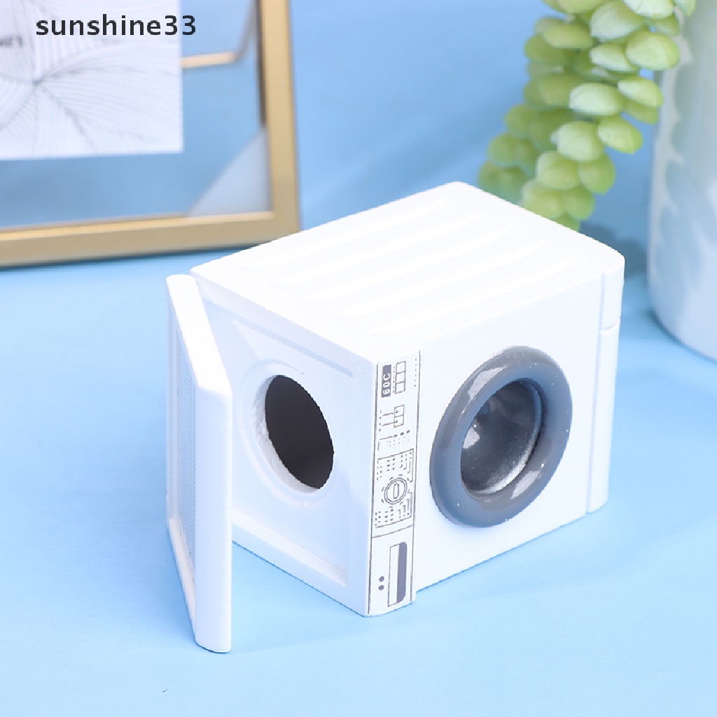 Máy giặt đồ chơi cho nhà búp bê 1/12