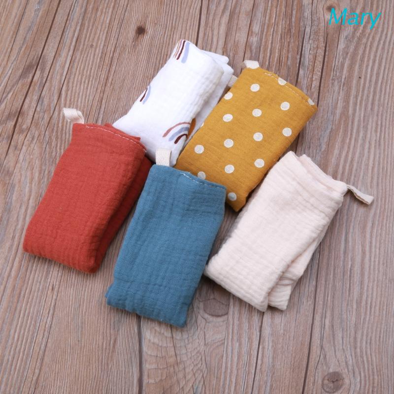 Set khăn lau tay/ yếm ăn vải xô cotton dễ thương cho bé