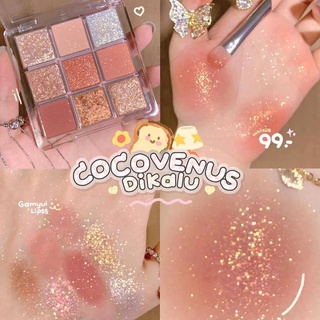 Bảng phấn mắt Dikalu Coco Venus 9 ô (hàng nội địa Trung)