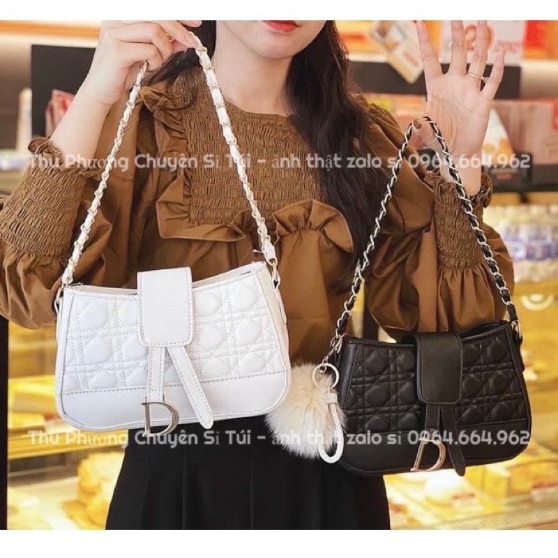 Túi kẹp nách, đeo chéo trần ô tag treo D hàng loại 1 để vừa điện thoại