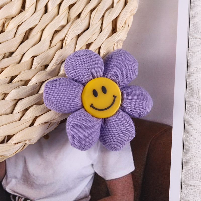 Ghim Cài Áo Hình Hoa Hướng Dương Mặt Cười Nhiều Màu Sắc Dễ Thương Cho Bạn Bè