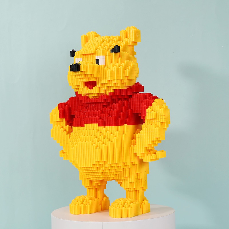Bộ Đồ Chơi Lego Xếp Hình Gấu Pooh / Voi Dumbo Dành Cho Trẻ Em Và Người Lớn