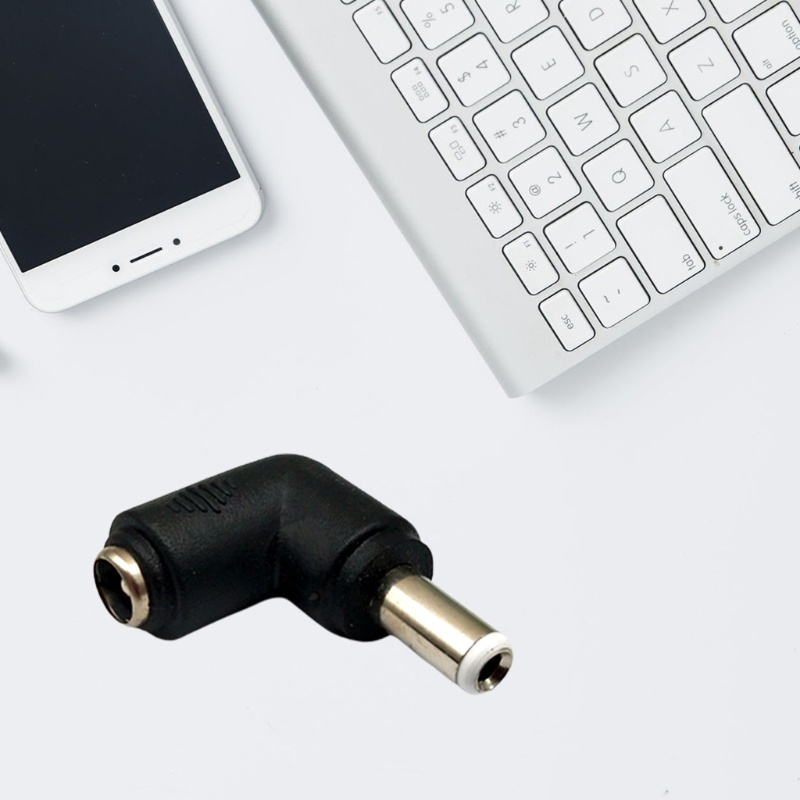 Đầu chuyển đổi nguồn DC5.5x2.1mm Female sang 5.5x2.5 90 độ Male | BigBuy360 - bigbuy360.vn