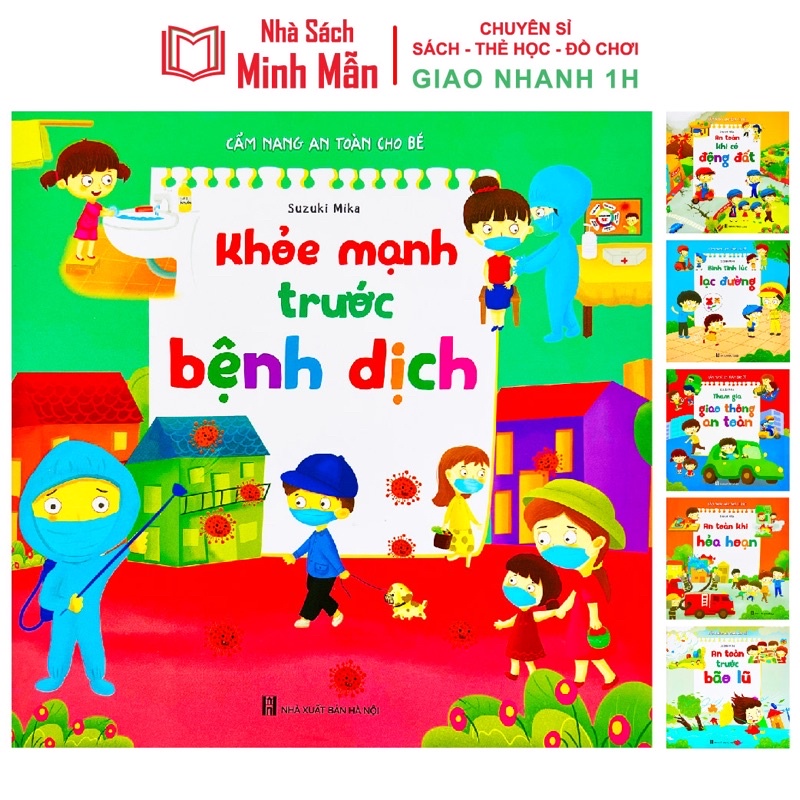 Sách - Combo Cẩm Nang An Toàn Cho Bé Bộ 6 Cuốn Kèm File Nghe Đọc