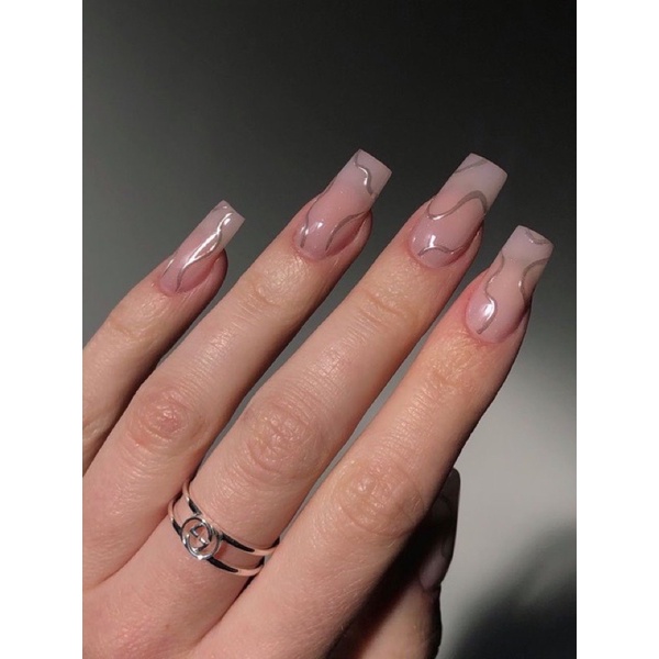 NAIL BOX THIẾT KẾ VẼ TRÁNG GƯƠNG BẠC
