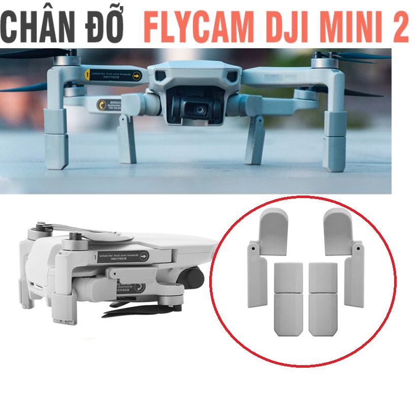 Chân đỡ flycam DJI mini 2 /mini Se bằng nhựa - Phụ kiện flycam