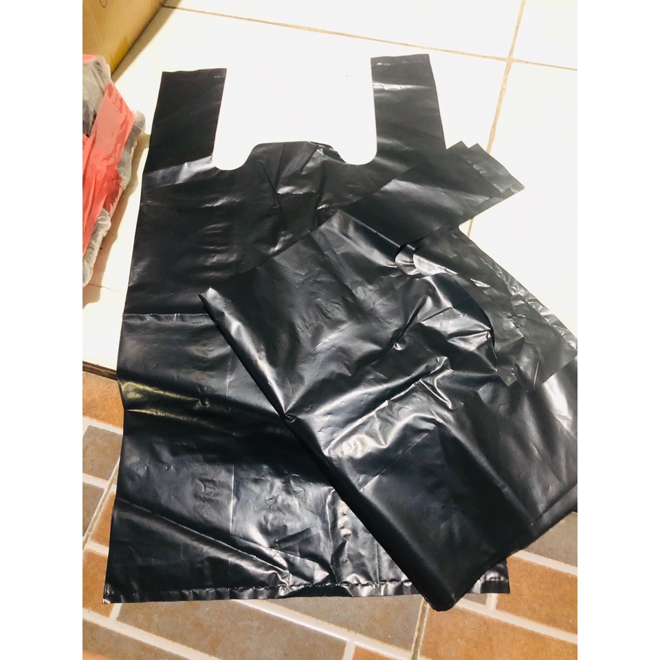 [Có sẵn] Túi nilong đen loại 3kg - 5kg - 10kg có quai dùng gói hàng, đựng rác tiện dụng-supersale365