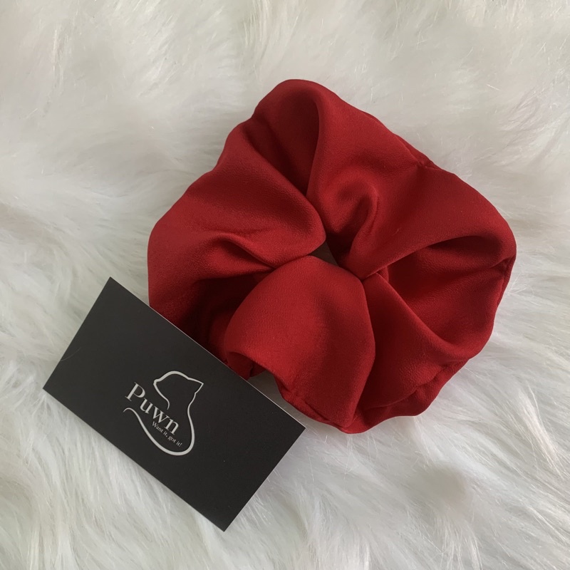 Dây buộc tóc Scrunchies lụa Handmade mềm mại xinh xắn Puwn Shop