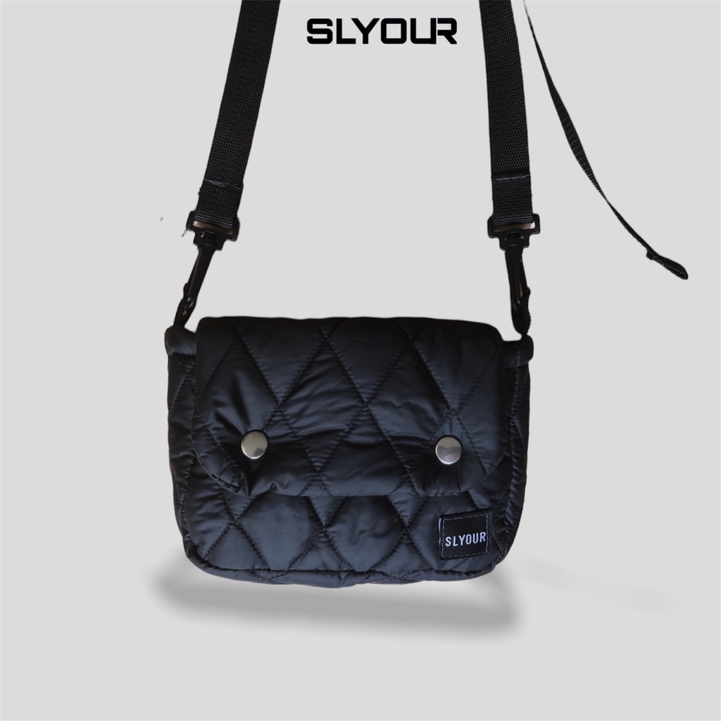 Túi đeo chéo unisex mini bag, túi đeo chéo local brand trần bông SLYOUR