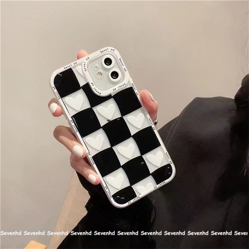 Ốp điện thoại in họa tiết trái tim bảo vệ camera thích hợp cho iPhone 13 12 11 Pro Max SE2020 X XR XS Max 8 7 6 6s Plus