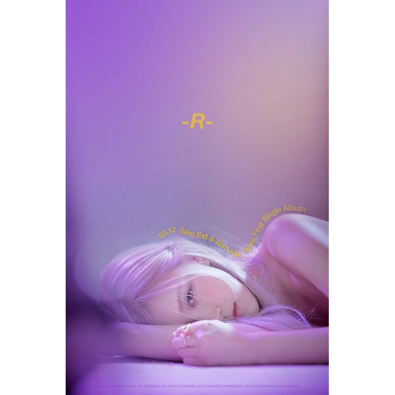 [CÓ SẴN] ROSÉ 1ST SINGLE ALBUM - "-R-" (LP VER.)