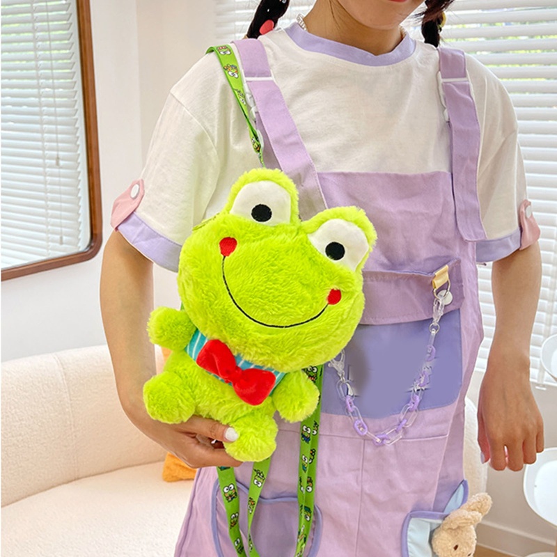 Túi Đeo Chéo Hình Chú Ếch Dễ Thương Cho Bé