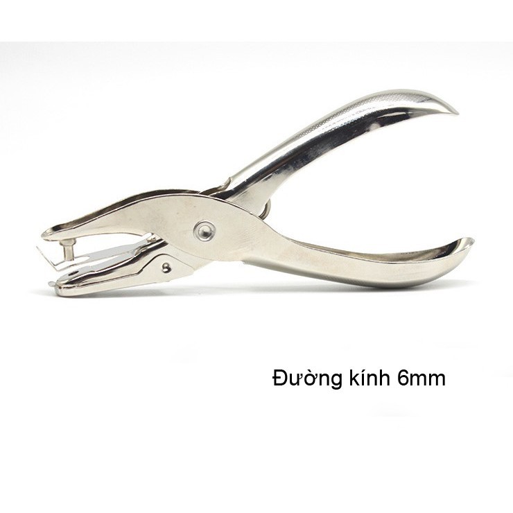 Kìm dập 1 lỗ giấy/ bìa, đường kính lỗ 6mm